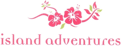 Sinal da marca ISLAND ADVENTURES