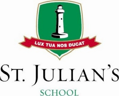 Sinal da marca LUX TUA NOS DUCAT ST. JULIAN'S SCHOOL