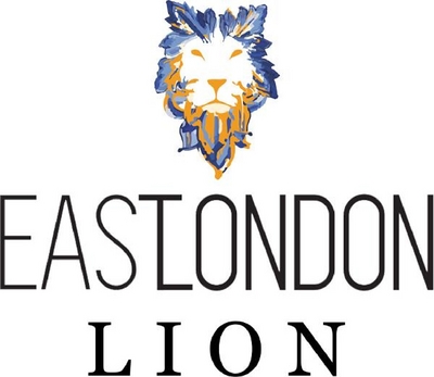 Sinal da marca EASTLONDON LION
