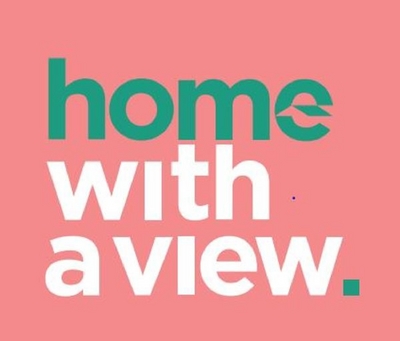 Sinal da marca HOME WITH A VIEW