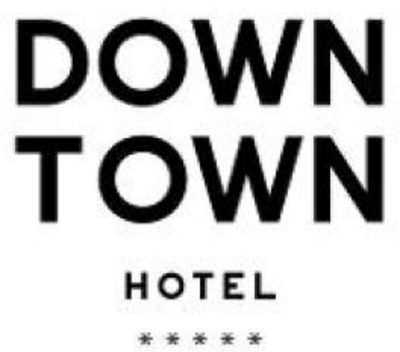 Sinal da marca DOWN TOWN HOTEL