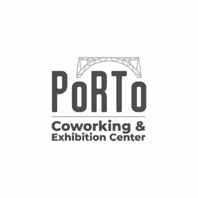 Sinal da marca PORTO COWORKING & EXHIBITION CENTER