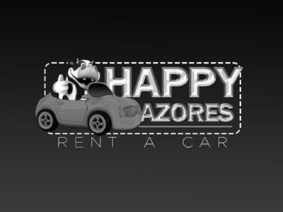 Sinal da marca HAPPY AZORES RENT A CAR