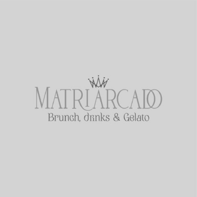 Sinal da marca MATRIARCADO BRUNCH DRINKS GELATO